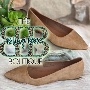 Corkys Stage Caramel Patent Flats